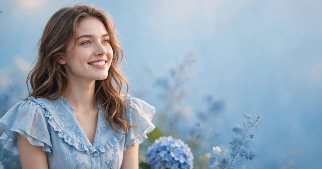 Blue Captions for Instagram for Girls