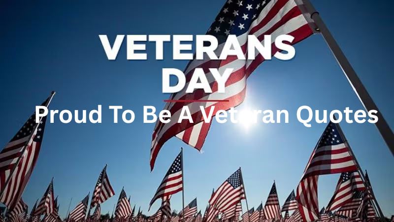 Proud To Be A Veteran Quotes
