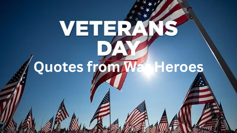 Powerful Inspirational Veterans Day Quotes from War Heroes