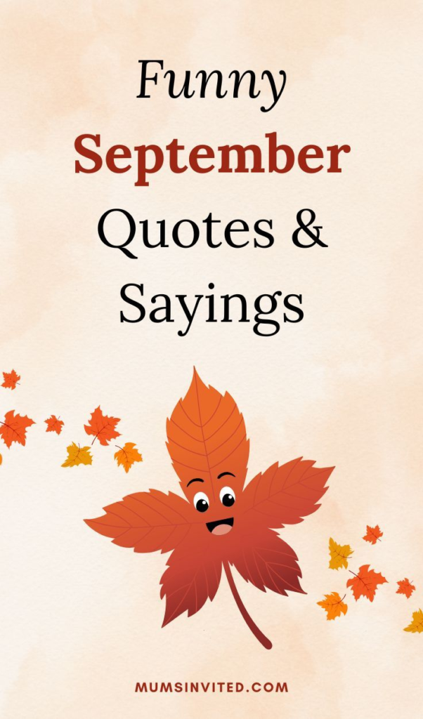 Funny September Quotes