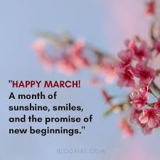 Happy march quotes