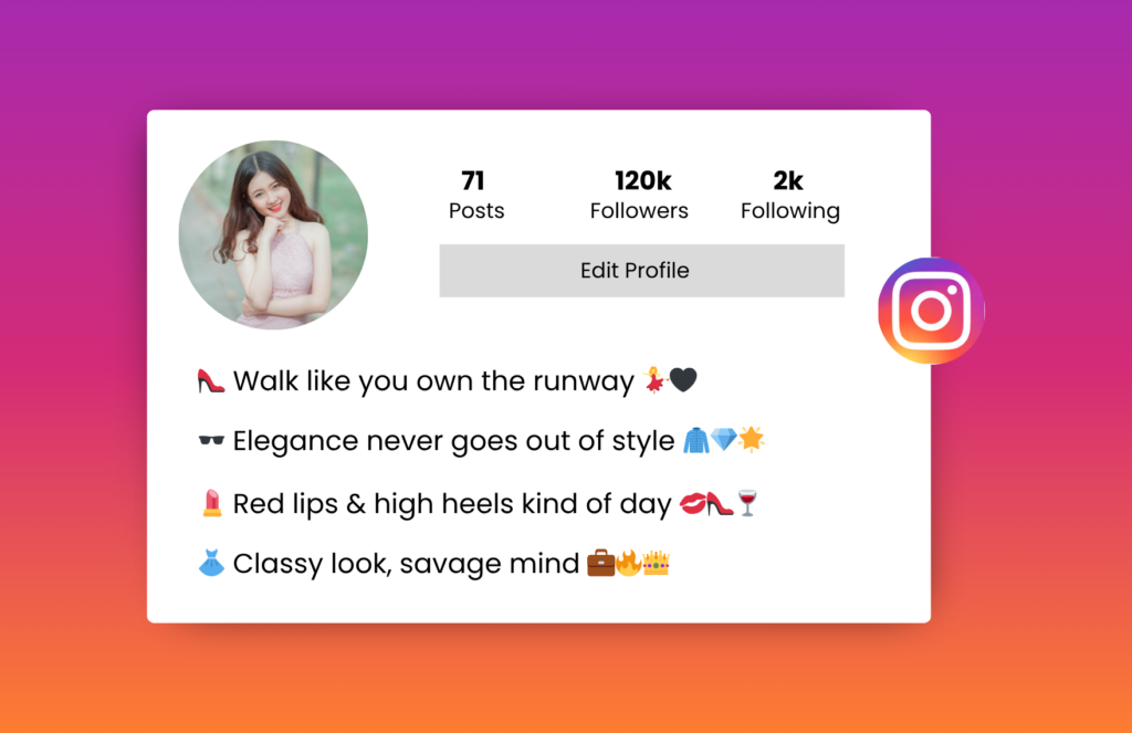 Motivational Bio for Instagram with Emojis