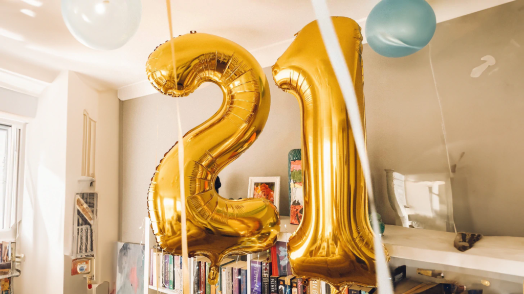 Best 21st Birthday Captions