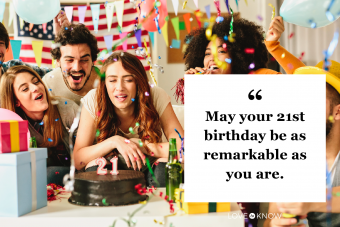 21st Birthday Captions for Family