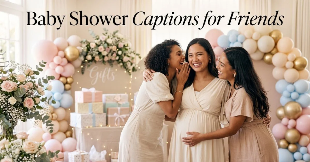  Friends Baby Shower Captions for Instagram