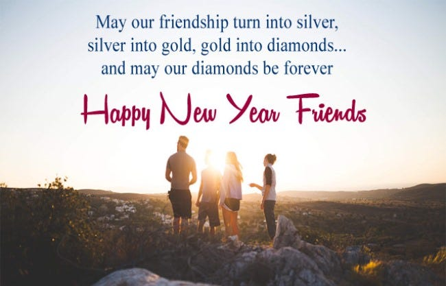 Happy New Year Quotes for Friends