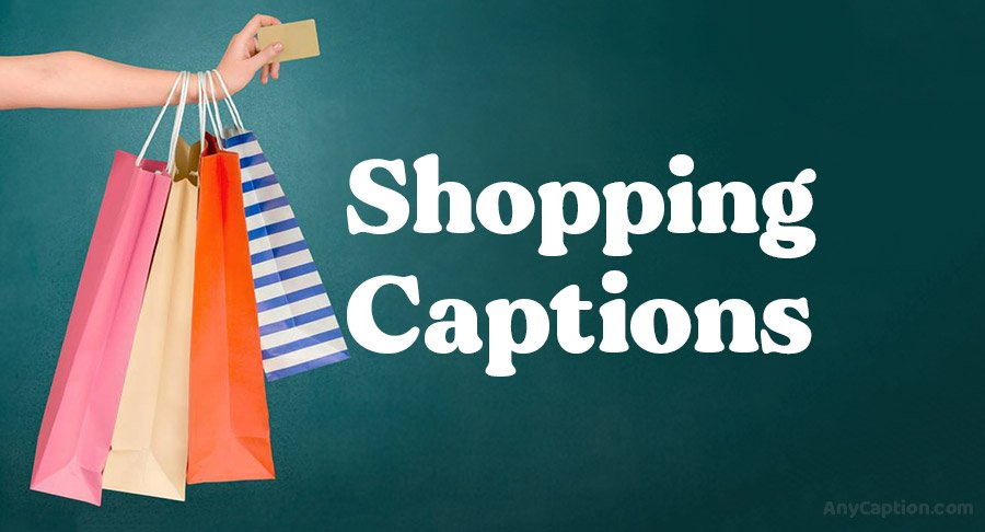 Shopping Captions