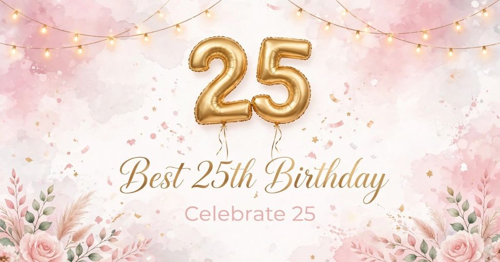 Best 25th Birthday Captions