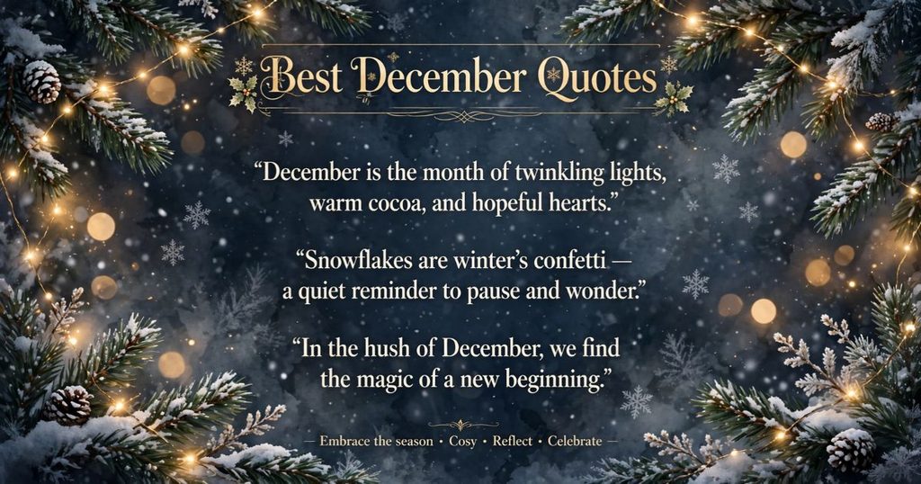 Best December Quotes