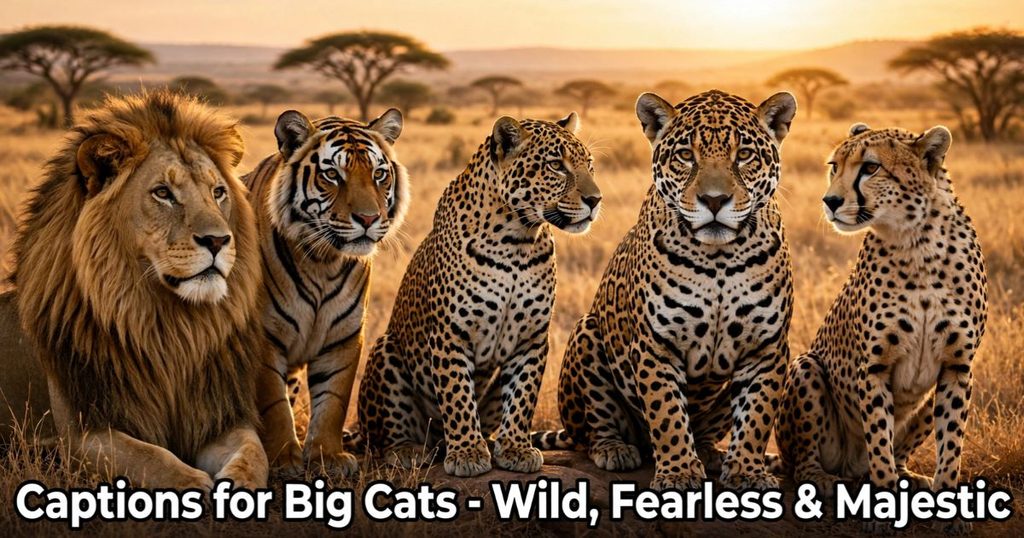 Captions for Big Cats