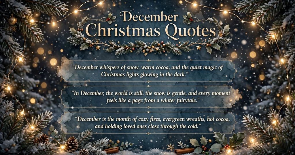 December Christmas Quotes