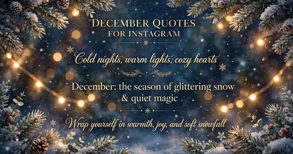 December Quotes for Instagram