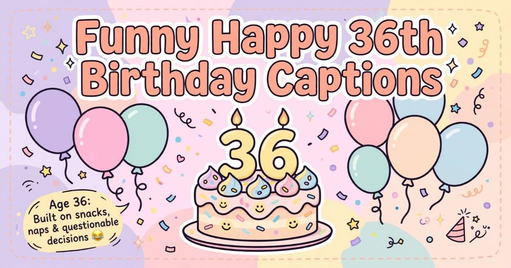 Funny Happy 36th Birthday Captions