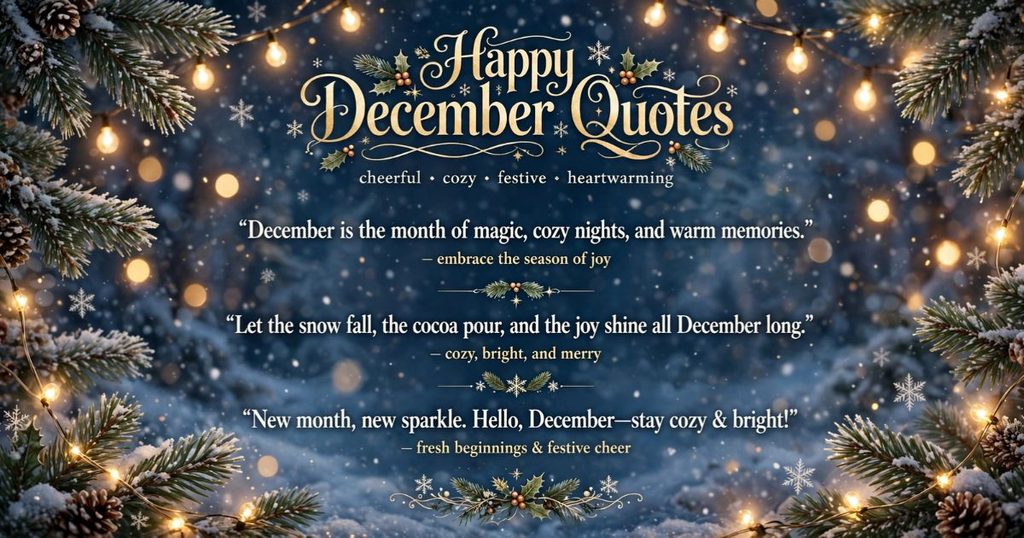 Happy December Quotes