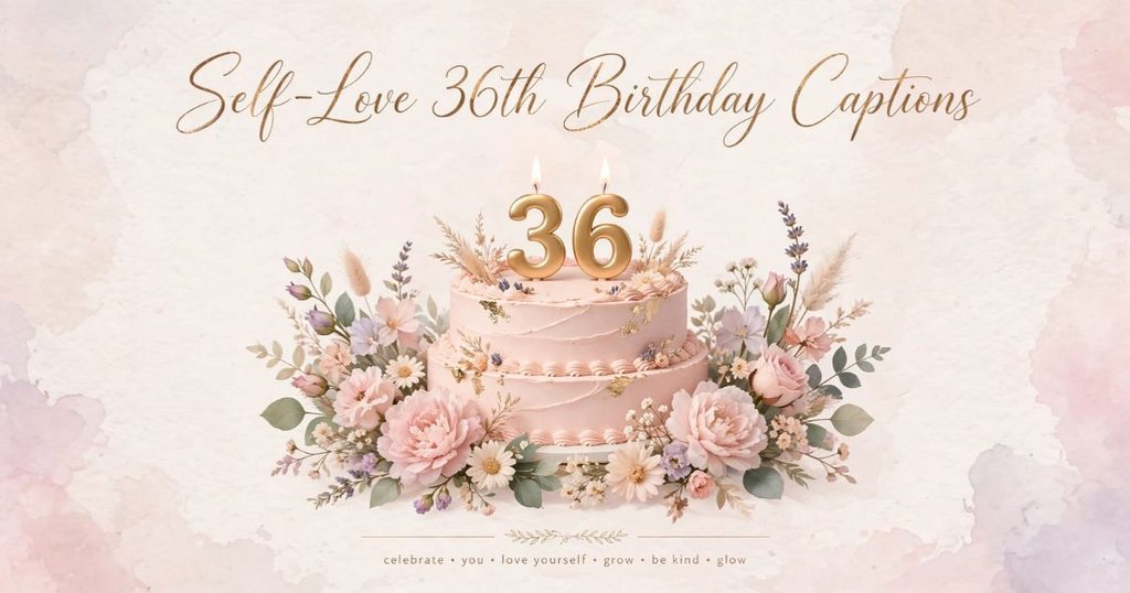 Self-Love 36th Birthday Captions