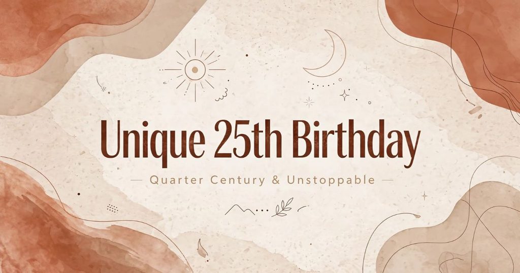 Unique 25th Birthday Captions