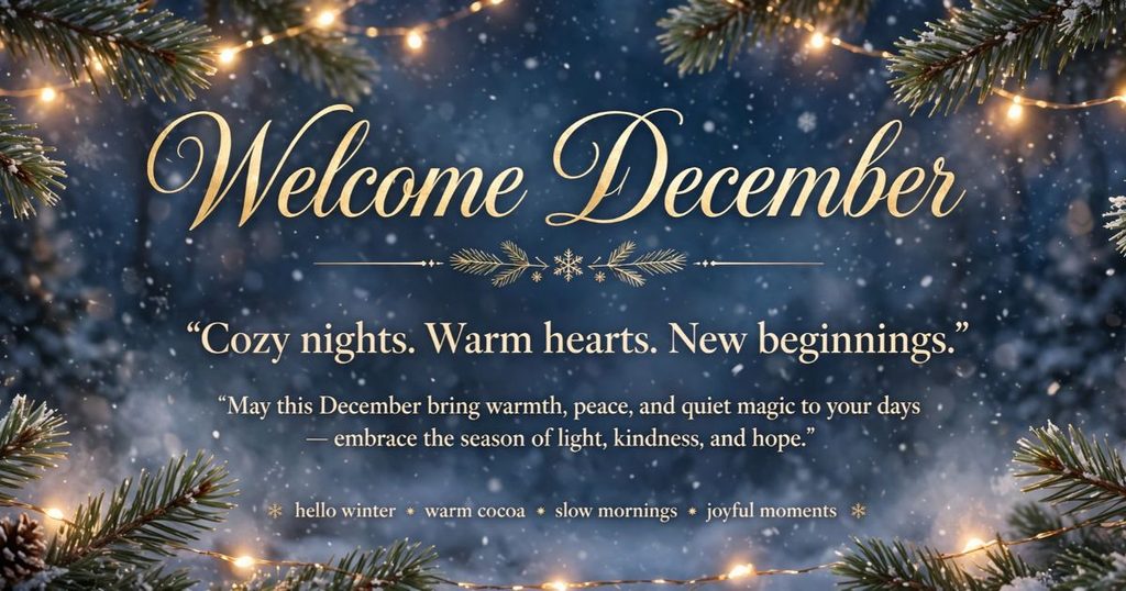 Welcome December Quotes