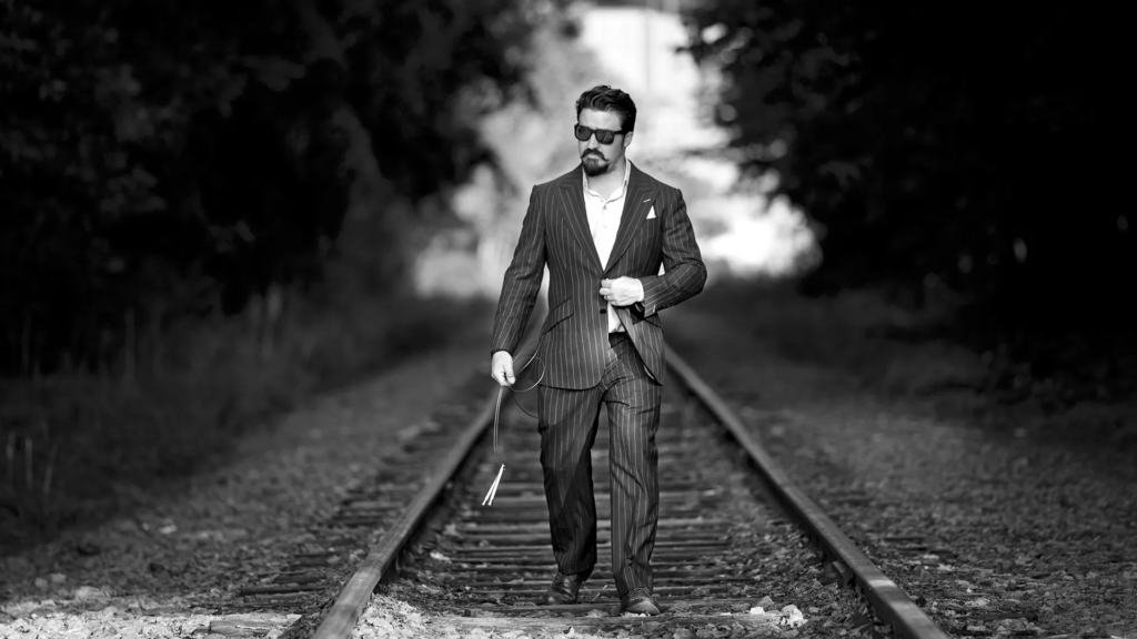 Black and White Captions for Boy