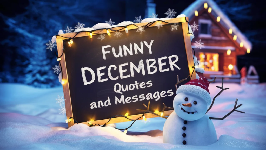 Funny December Quotes