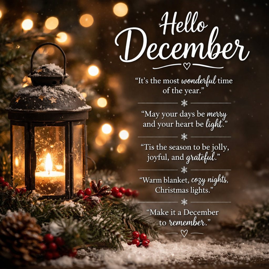 Short December Quotes