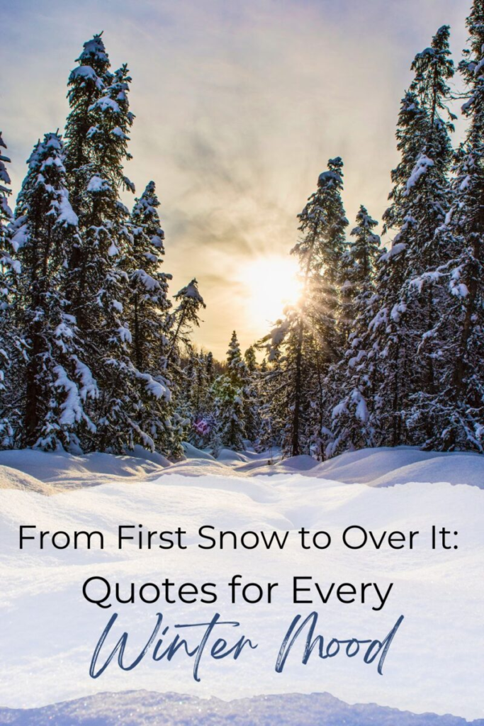 December Snow Quotes