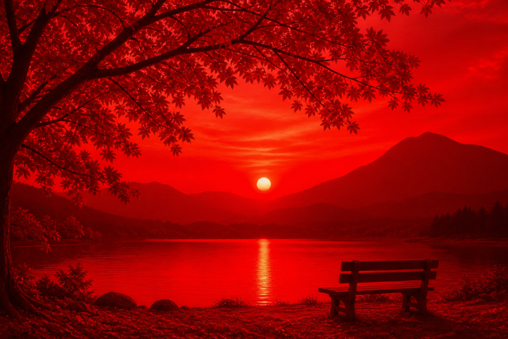 Red Colour Captions