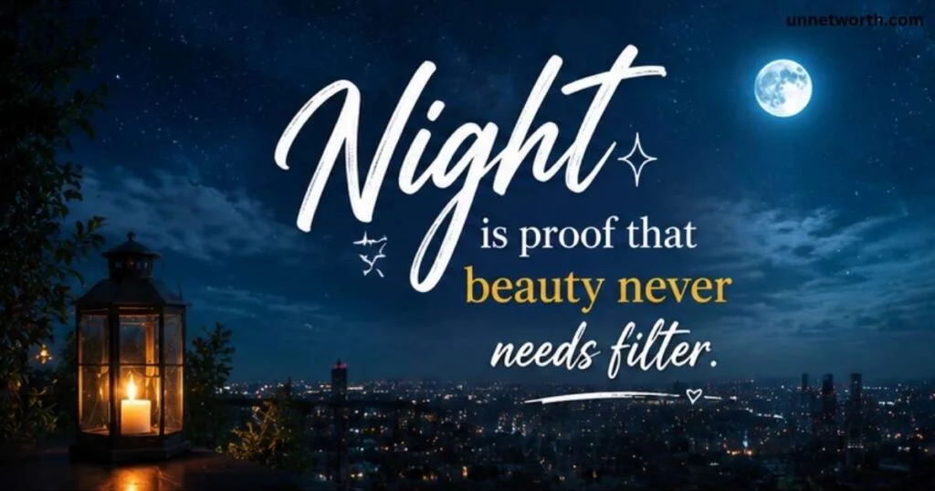 Short Night Quotes for Instagram