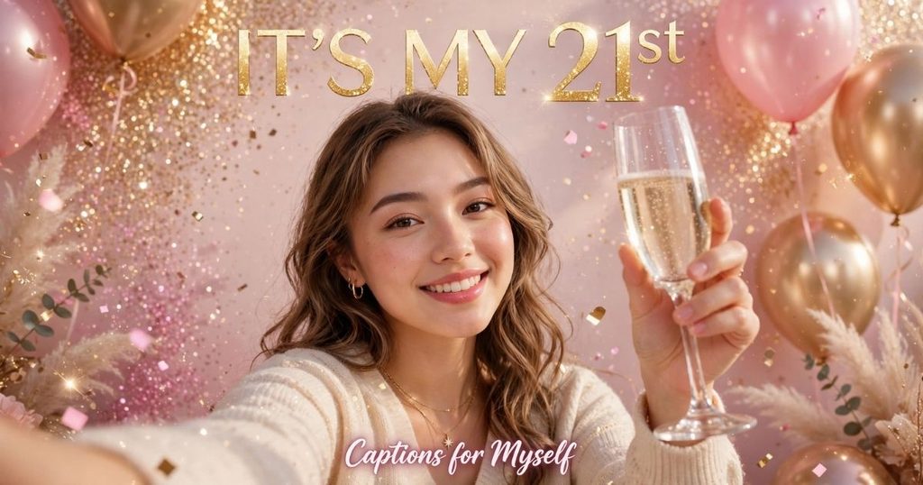 21st Birthday Captions for Yourself