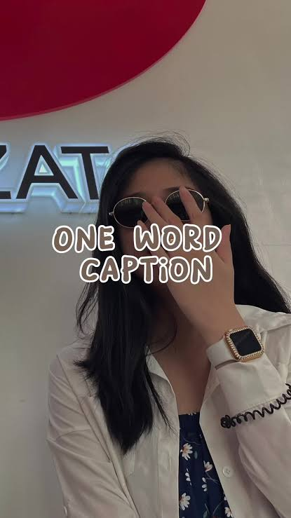 One Word Classy Captions for Instagram