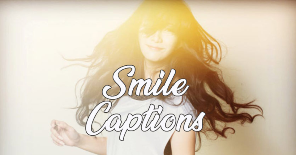 Smile captions for Instagram